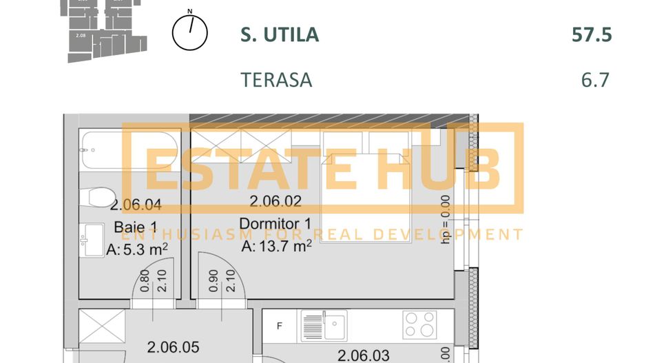 Apartament nou 2 camere, Comision 0%, langa The Nest - Poză 2