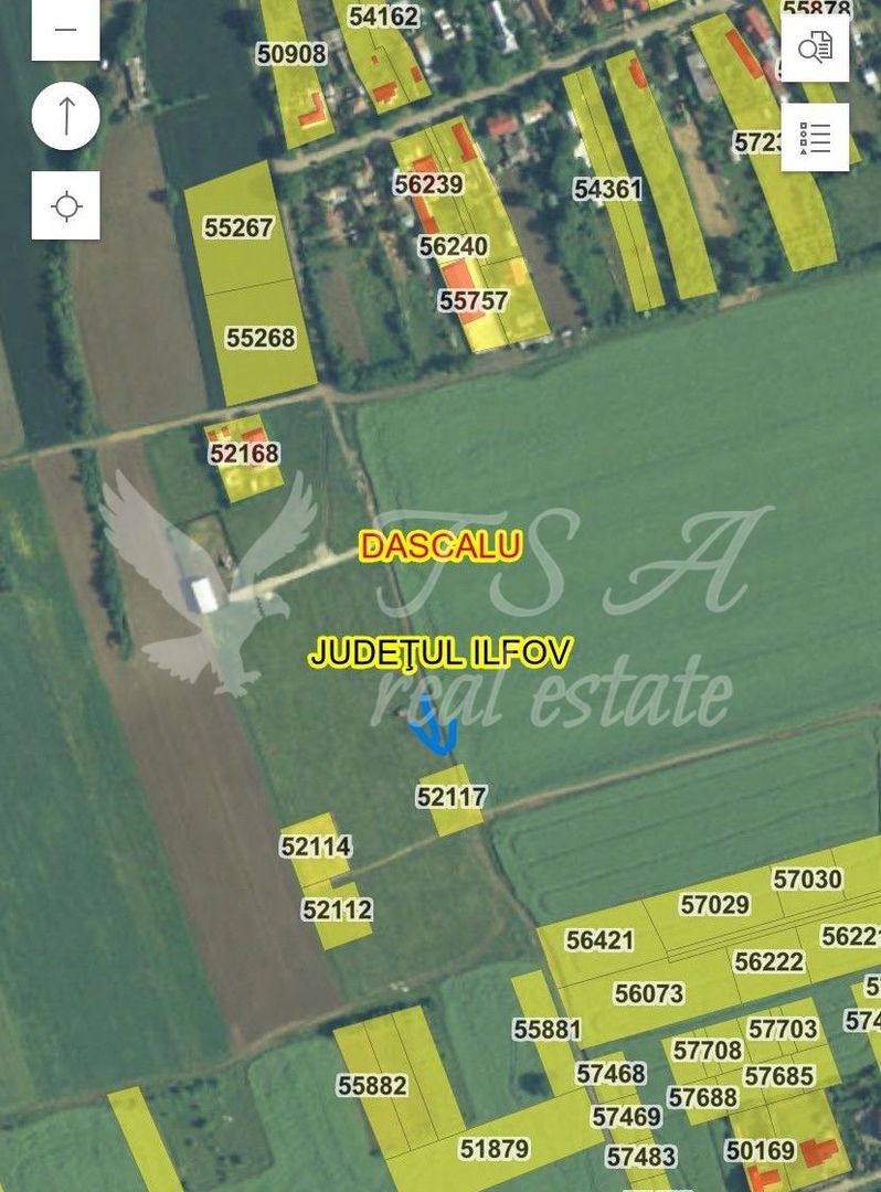 Teren Intravilan 825mp Cu dubla deschidere si Drum de servitute, Dascalu  Ilfov - Poză 14