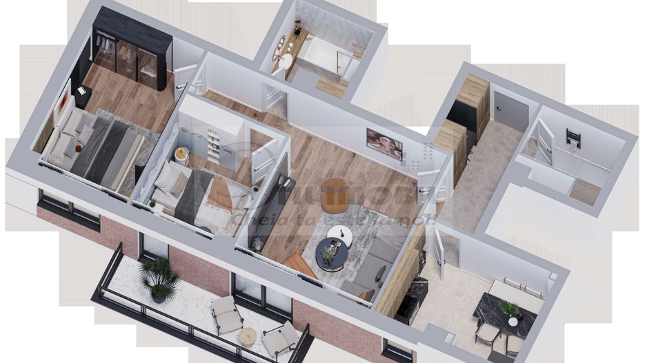 Apartament modern 3 camere, 79 mp, finisaje premium – Comision 0% - Poză 4