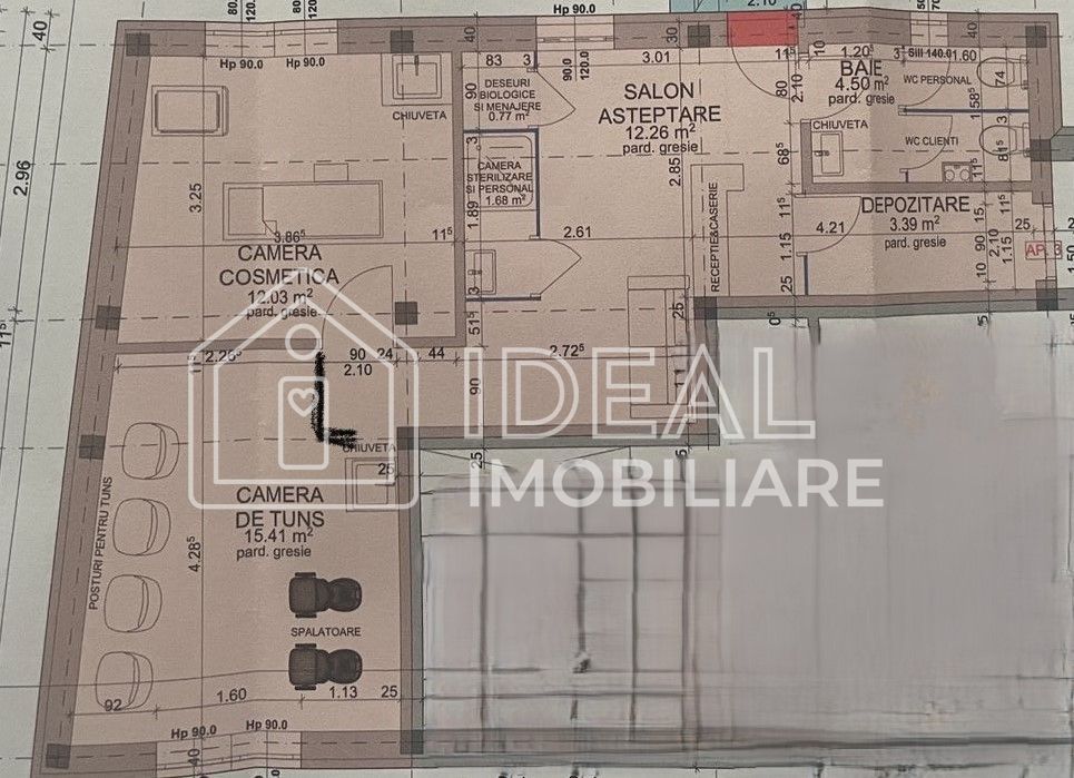 Spatiu Comercial cu 4 locuri de parcare, in Cartierul Arhitectilor - Poză 15