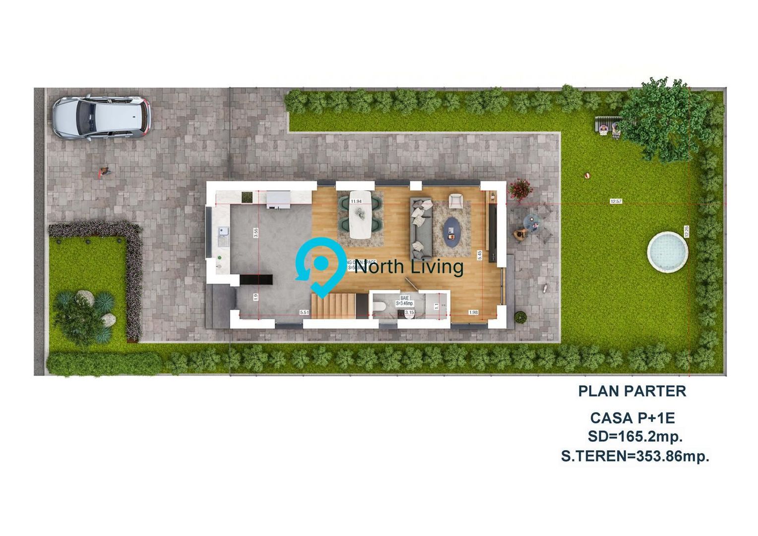 Vila P+1 | Ansamblu Nou zona Tunari - Poză 19