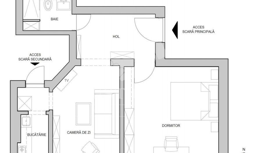 Apartament 2 camere Victoriei | Imobil 1945 - Poză 8