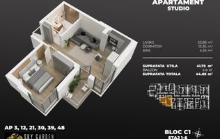 2cam - studio 3min metrou Berceni