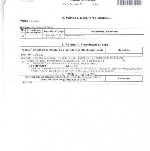 Teren de vânzare cu autorizație ! - Poză 4
