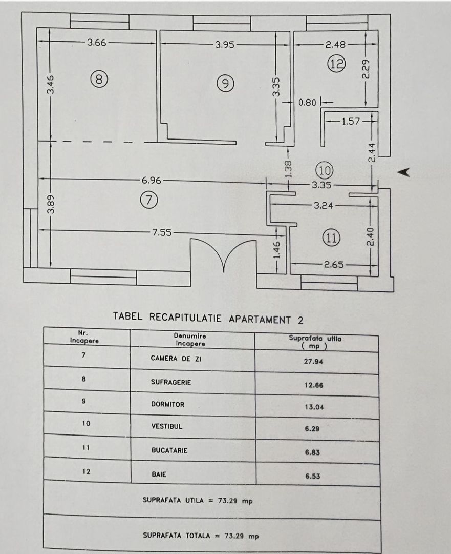 Apartament lângă Militari Residence - Schiță 11