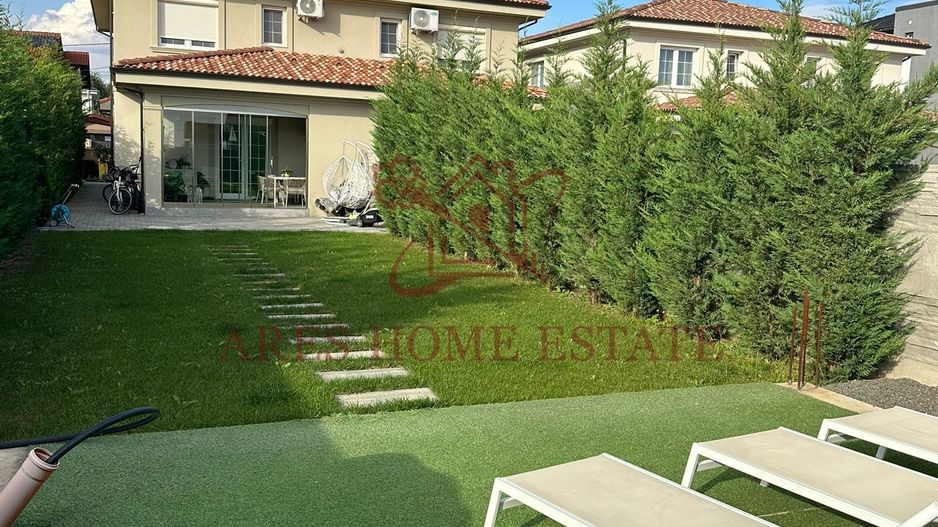 Casa in stil mediteranean, ultrafinisată 5 camere, 3 bai + curte. - Poză 16