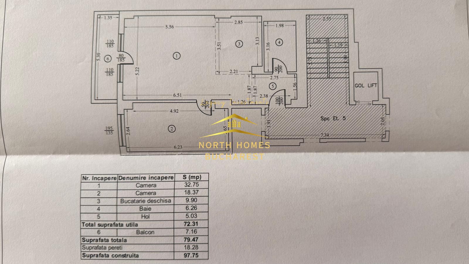 Apartament de vanzare -2 camere -Pipera - Diamond Residence-PARCARE - Poză 23