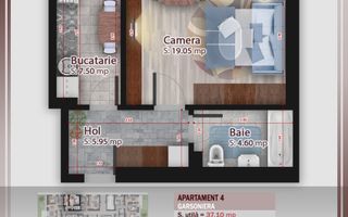 Garsoniera ideala pt  investitie Titan Pallady Metrou Nicolae Teclu - Schiță 1