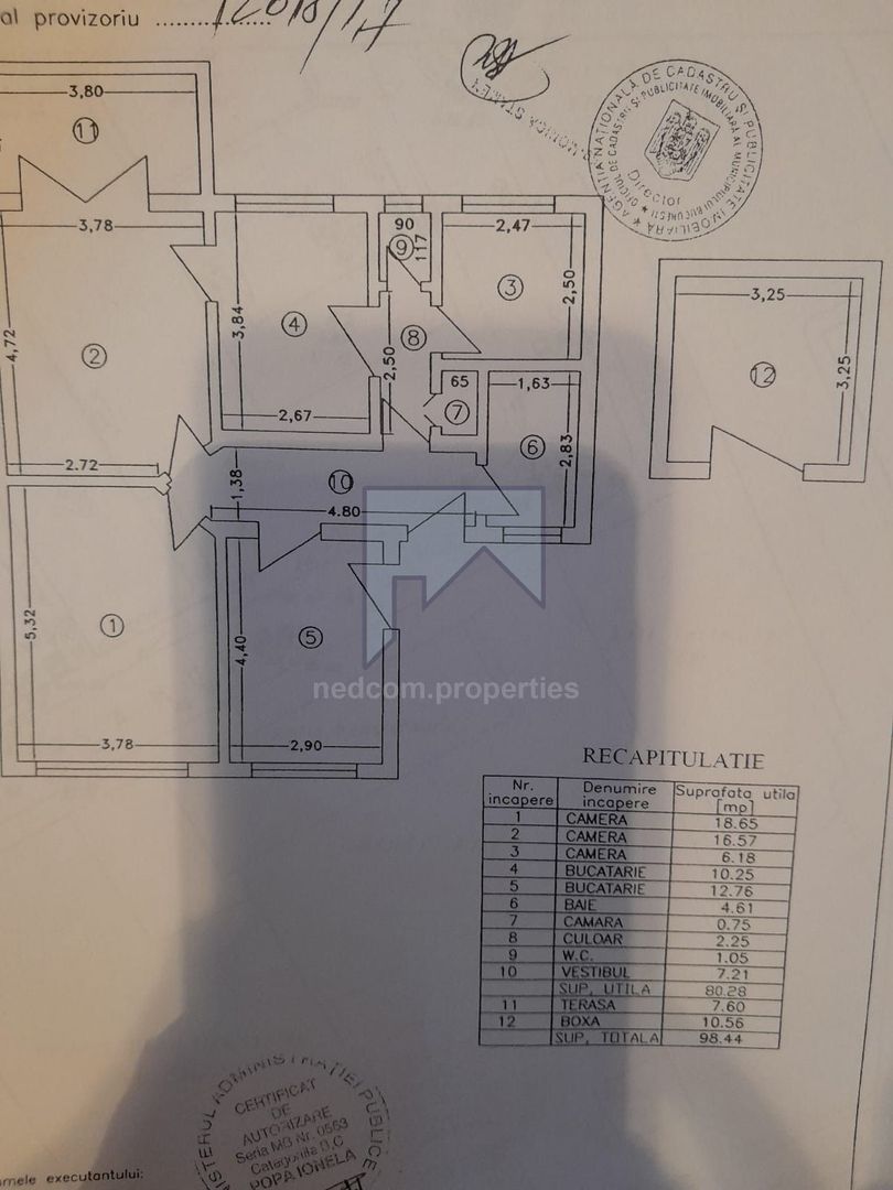Vanzare apartament circular 13 Septembrie - Vulcan - Schiță 11