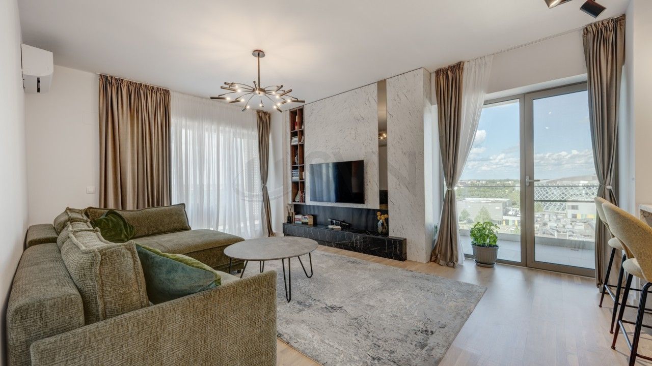 REA1012423 Apartament superb 3 camere Art City Mobilat - Poză 1