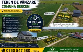 Teren Intravilan 440 mp de Vânzare – Comuna Berceni - Poză 1