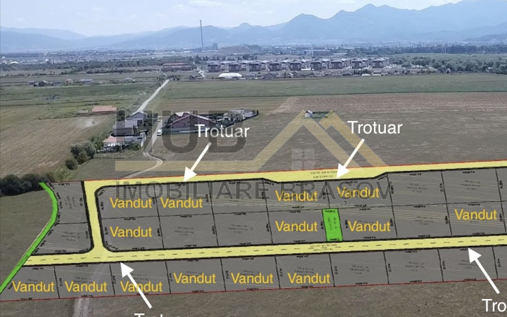 Loturi de Teren | Sanpetru | Drumu Cu Plopi | PUZ | 500mp - Poză 1