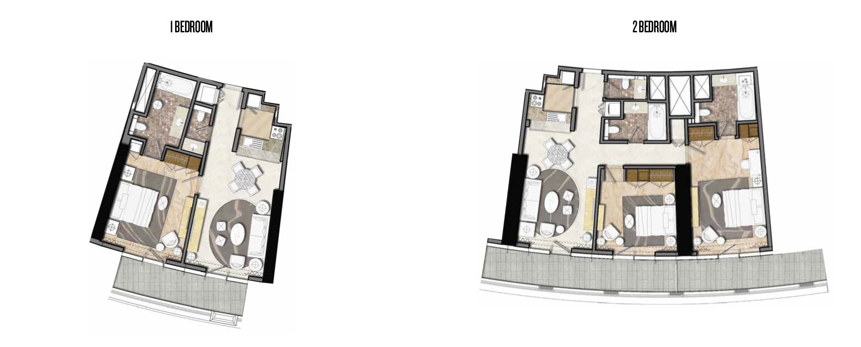 Apartamente în Damac Towers  Dubai - Schiță 7