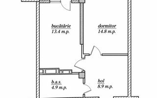 Vânzare, apartament, 1 cameră, str. Nicolae Dimo, Durlești. - Poză 2