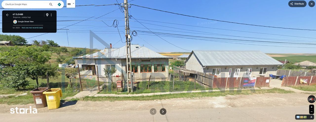 Teren intravilan 2056 mp cu casa 119 mp si anexe, Letcani, Sat Bogonos, 69.000 EUR - Poză 1