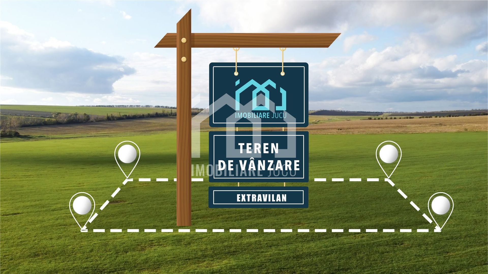 Teren extravilan 2900 mp, Jucu - Poză 1