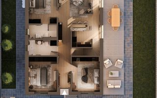 Direct dezvoltator! Vila construita, 4 camere+mansarda! Placa beton - Poză 5