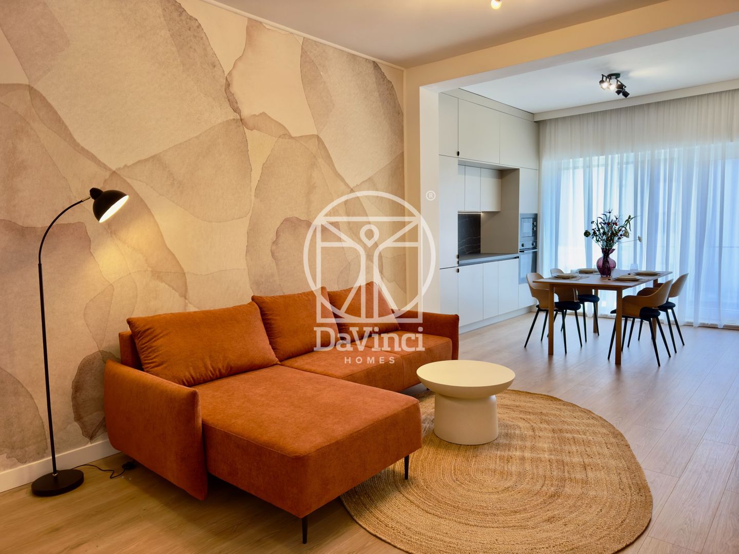 Apartament 2 camere, intabulat, mobilat si utilat (NCL-37D-Mo-ap.5) - Poză 3