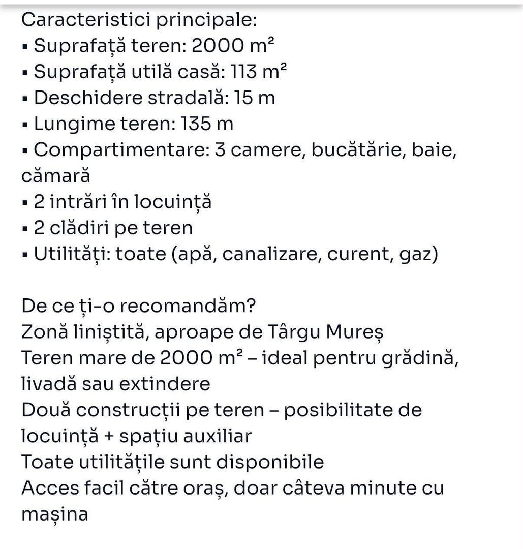 Casa 3 camere, 1 baie,2.000 mp teren,Comision ZERO - Poză 5