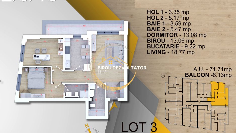 Decomandat Nzeb 2 bai Ansamblu premium Titan Metrou STB Parcul Teilor - Poză 4