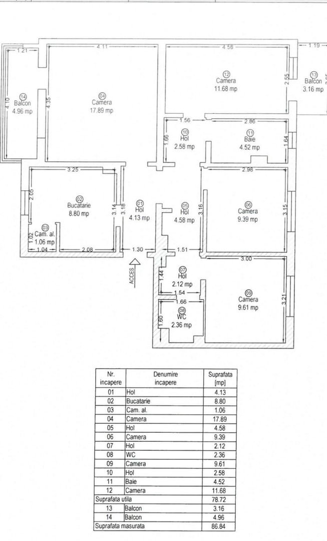 Girocului | 4 Camere | Decomandat | Renovat |  Centrala proprie - Poză 14