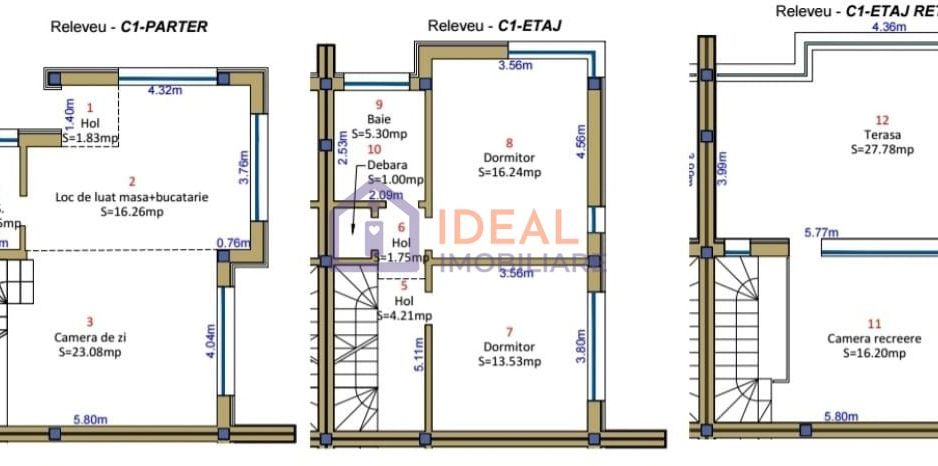 Casa Moderna  La CHEIE cu 4 camere si terasa, zona Pictor Brana - Schiță 11