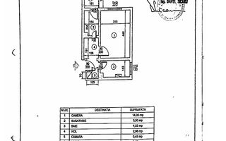 Garsoniera | Etaj 1/4 | Centrala | Creditabil | Gorjului - Schiță 9