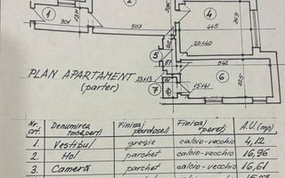 3 camere ultracentral | Armenească | parter înalt - Schiță 10