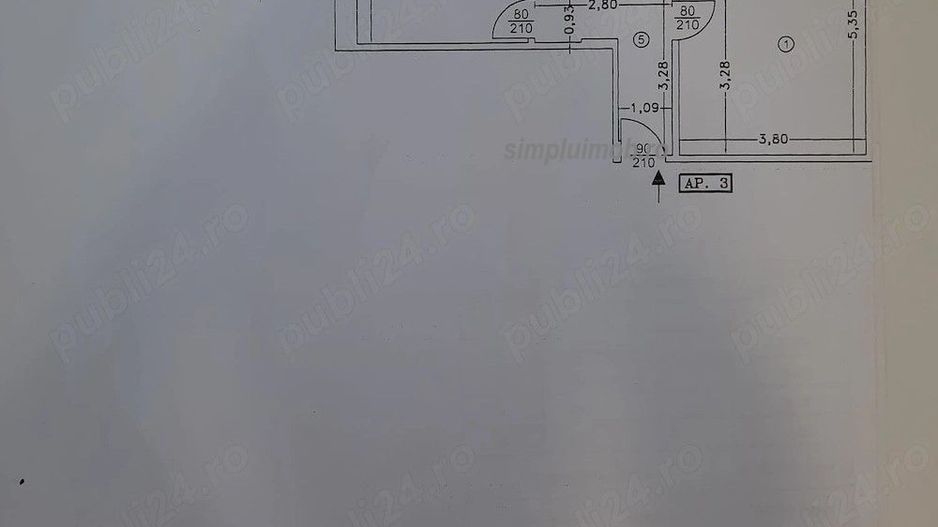 Apartament  Zona Metrou - Schiță 9