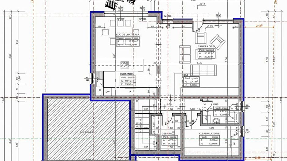 Casă modernă, parțial mobilată, cu garaj și teren de 815 mp, Șelimbăr - Schiță 11