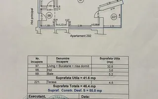 Studio cu vedere frontala la mare | Alezzi Infinity | loc parcare - Schiță 13
