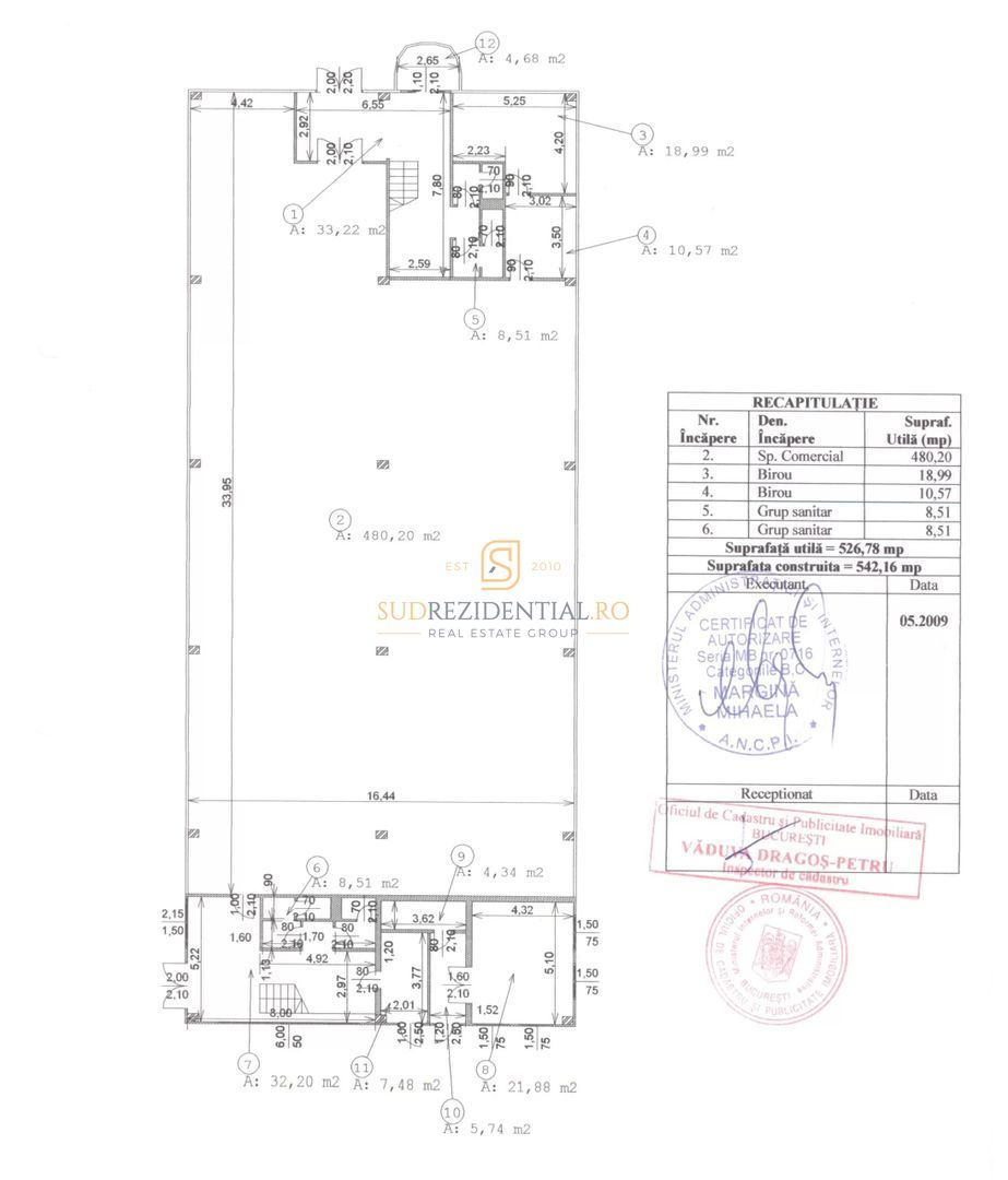 Cladire pe 3 niveluri, 2.200 mp, inchiriata integral, Brancoveanu, S4 - Poză 16
