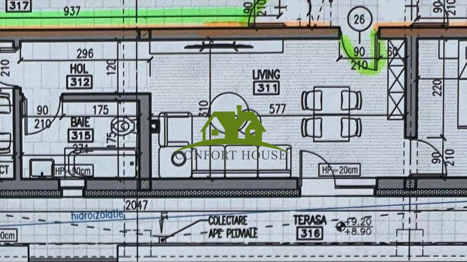 Apartament 2 camere, bloc nou, P+3, Ap.26, Et.3, Bl.3 - CP2440358 - Poză 5