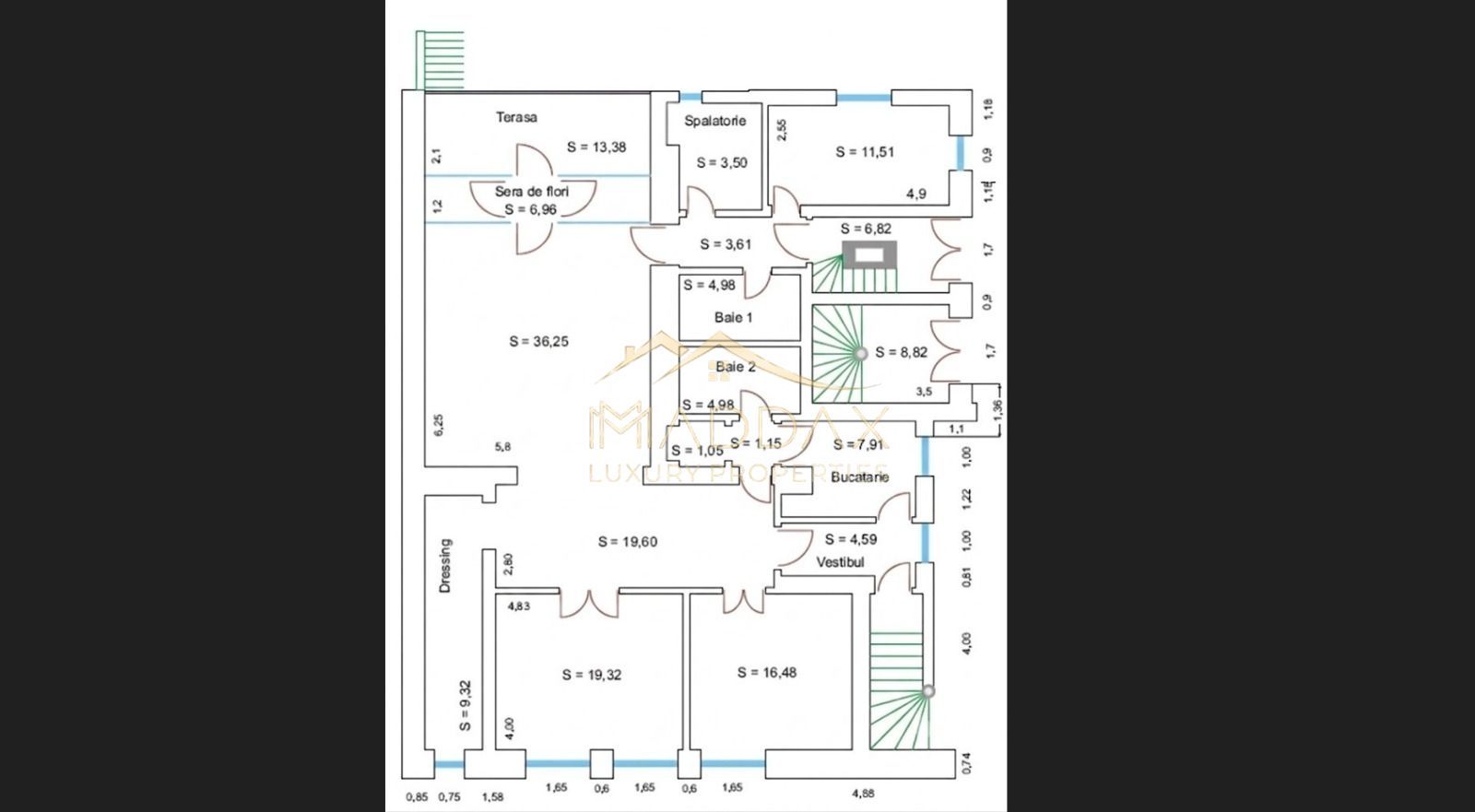 Apartament parter Piața Romană | 5 camere | Curte | 8 Locuri de Parcare - Poză 31