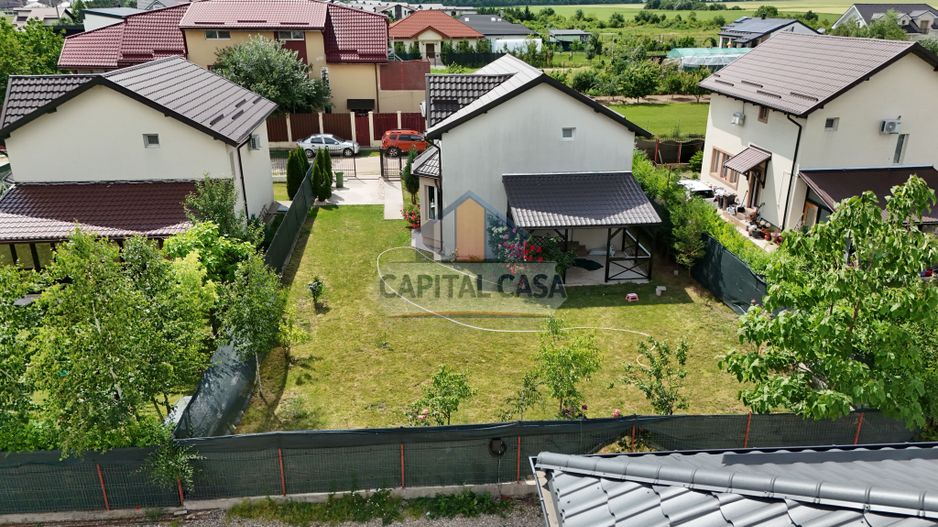 ​Vilă superbă de închiriat în Corbeanca (Sat Stratu) – Curte generoasă - Poză 16