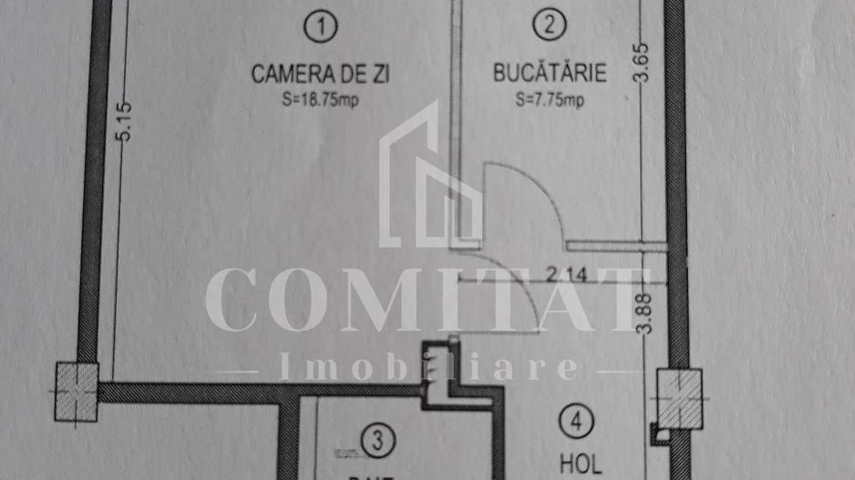 Apartament de vânzare | 1 camera | Zona Lidl Frunzișului - Poză 6