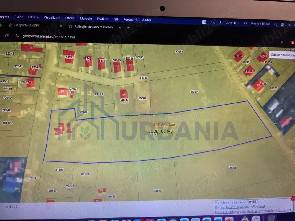 vand teren intravilan+intravilan extins - Poză 4