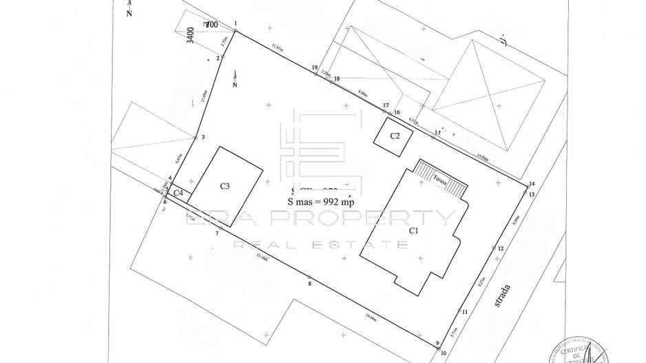 Casa individuală, 283 mp utili, teren 992 mp – zona Parcul Sub Arini - Schiță 13