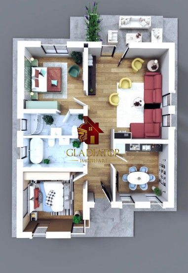 Casă parter LeGaga Cornesti, complex rezidential, comision 0 - Poză 3