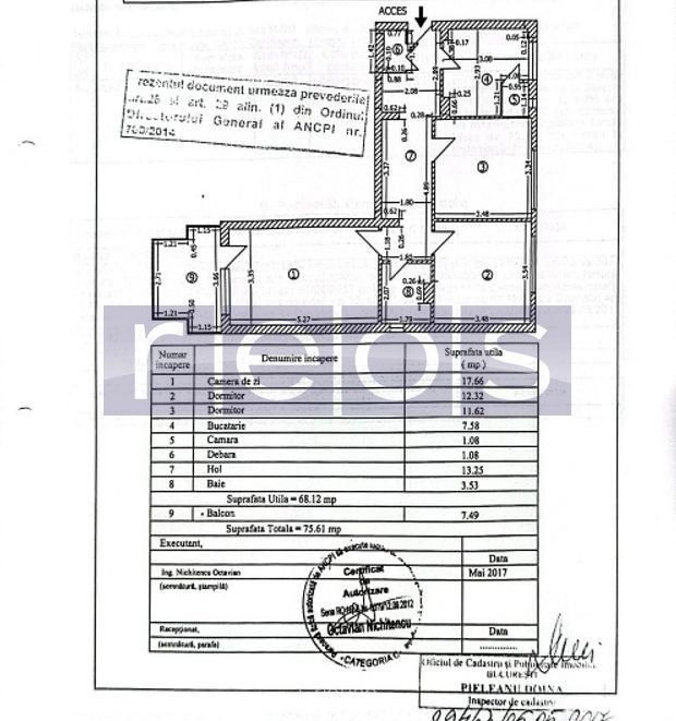 VANZARE APARTAMENT 3 CAMERE 76MP MUNCII MIHAI BRAVU DECOMANDAT DUBLU VEDERE - Poză 15