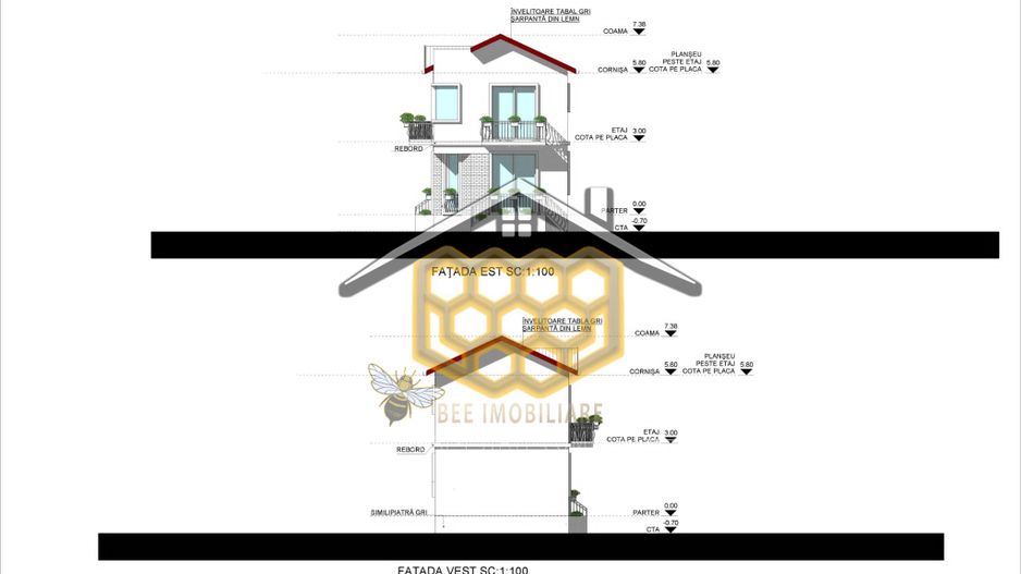 Casa la rosu P+1 in cartier Catargiu - Comision 0% - Poză 3