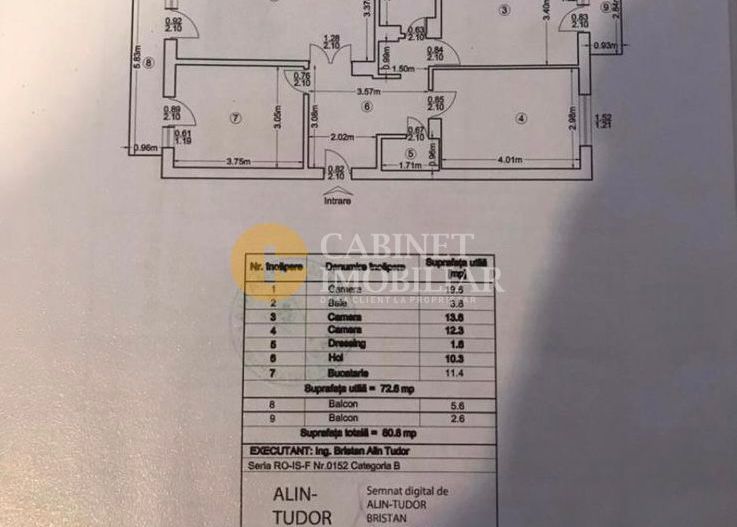 Nicolina - Apartament 3 Camere Decomandat -Etaj3  + Loc De Parcare ,Bloc - 1992 - Poză 17