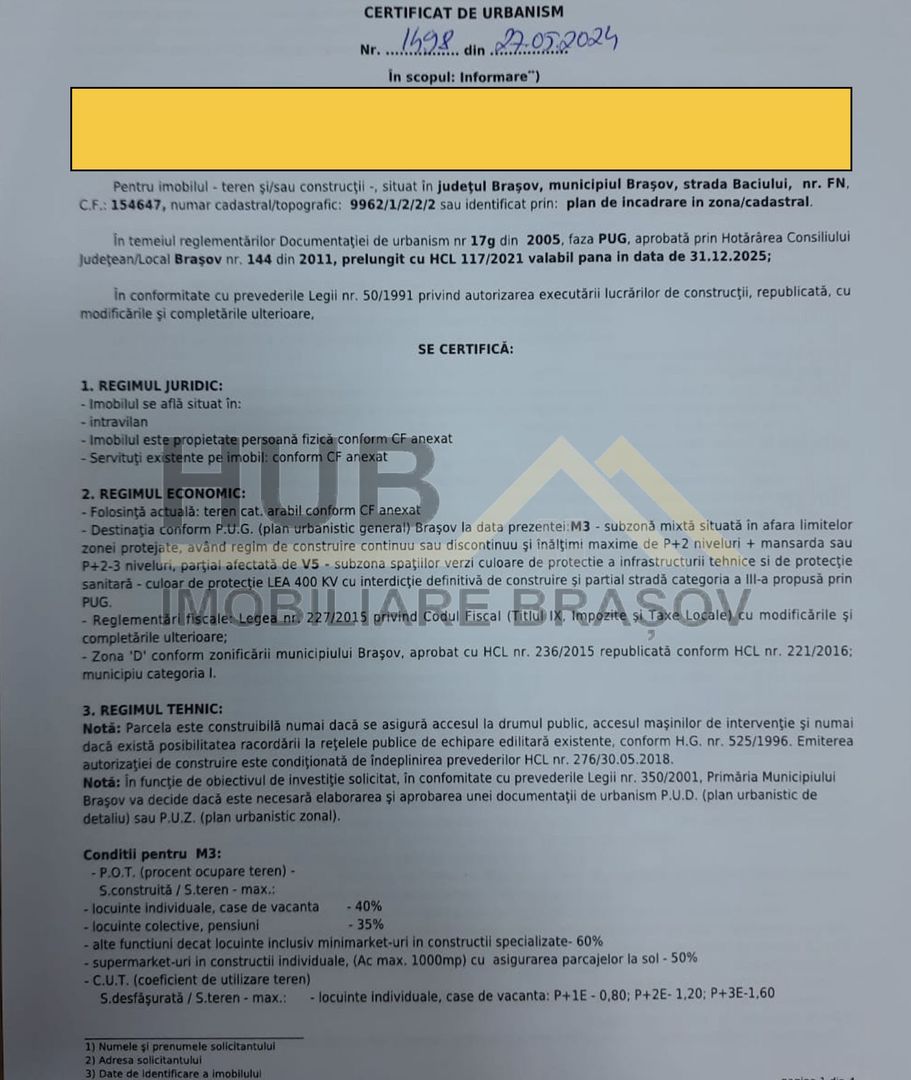 Teren Stupini Baciului | Zona Mixta | Blocuri / Case | 16.650mp - Poză 4