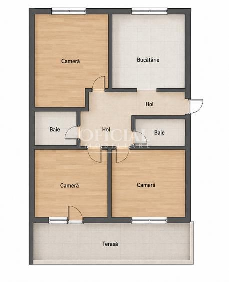 Apartament 3 camere Decomandat | 2 Bai | Terasa | Gheorgheni Nasaud - Poză 8