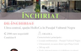 Oportunitate rară – spațiu HoReCa de vânzare în Pasajul Vulturul Negru - Poză 2