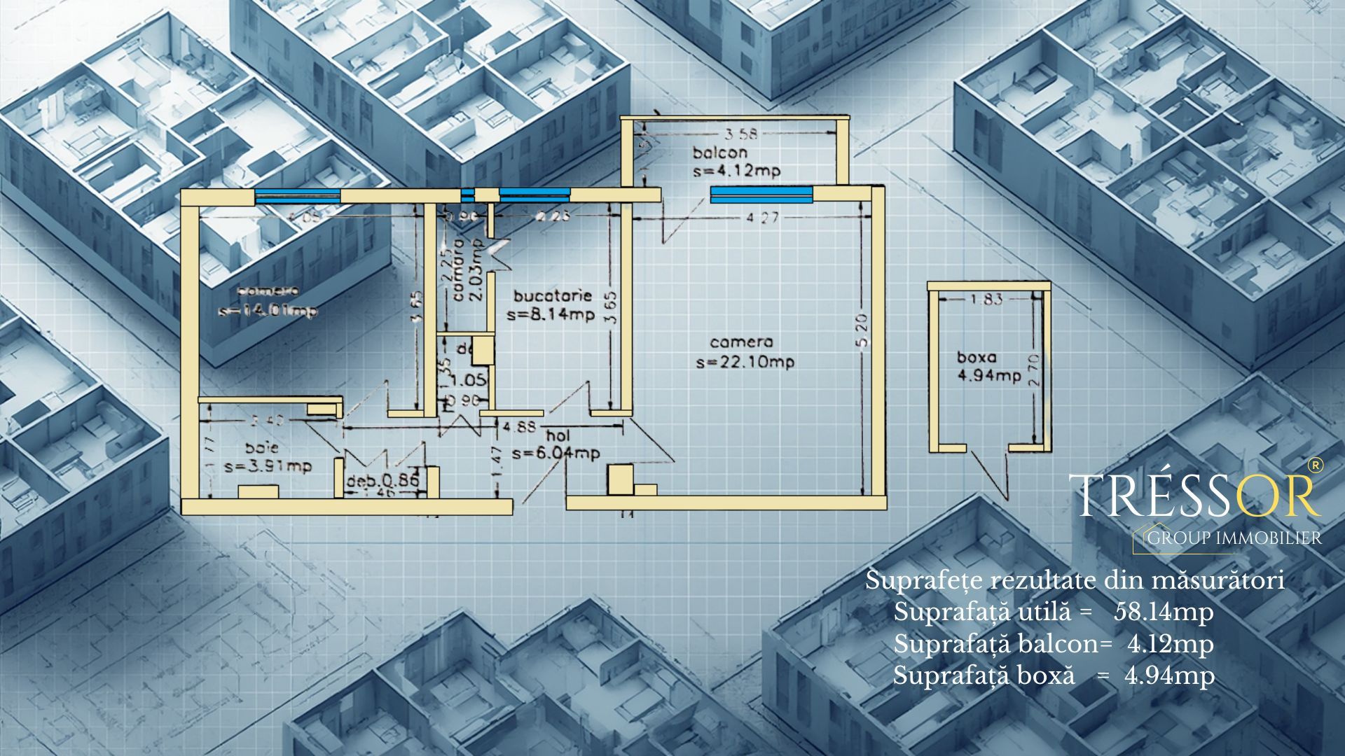 2 camere decomandat, 67 mp – Inel 2 Primo | Mobilat, parcare, boxa - Poză 2