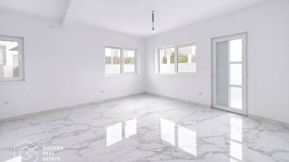 Duplex modern în Moșnița Nouă, 101 mp utili, 218 mp teren, fără pereți comuni - Poză 1