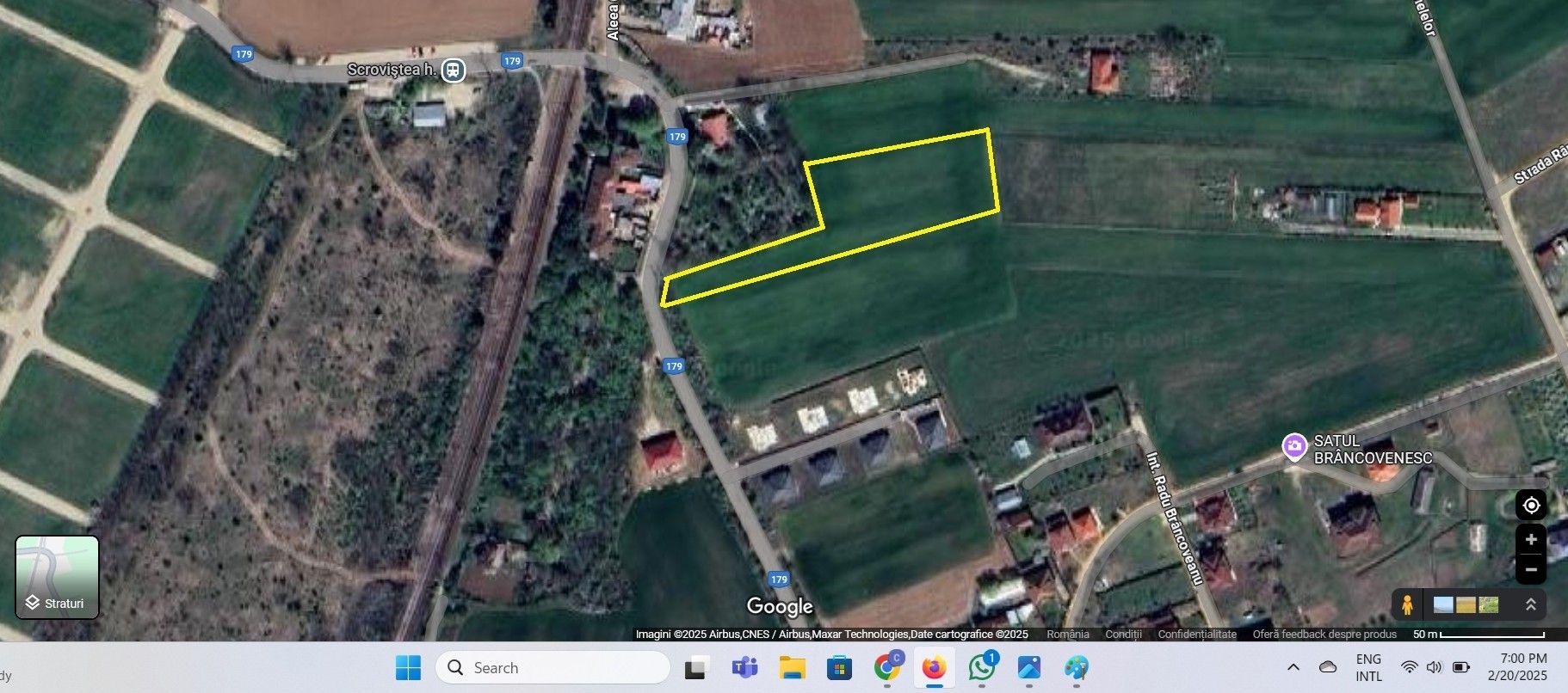 Teren intravilan de vanzare in Balteni | Intravilan | Padurea Scrovistea - Poză 1