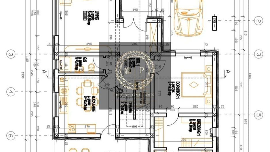 Casă individuală in Cetate, 4 camere, 4 bai, 3 dressing, 500 mp teren - Poză 3