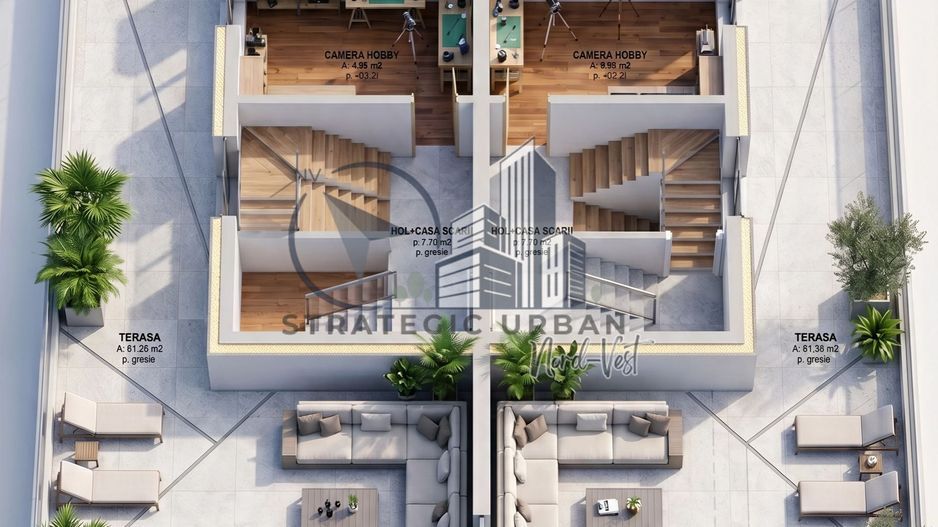 Duplex semifinisat, zona Donath Park - Poză 10